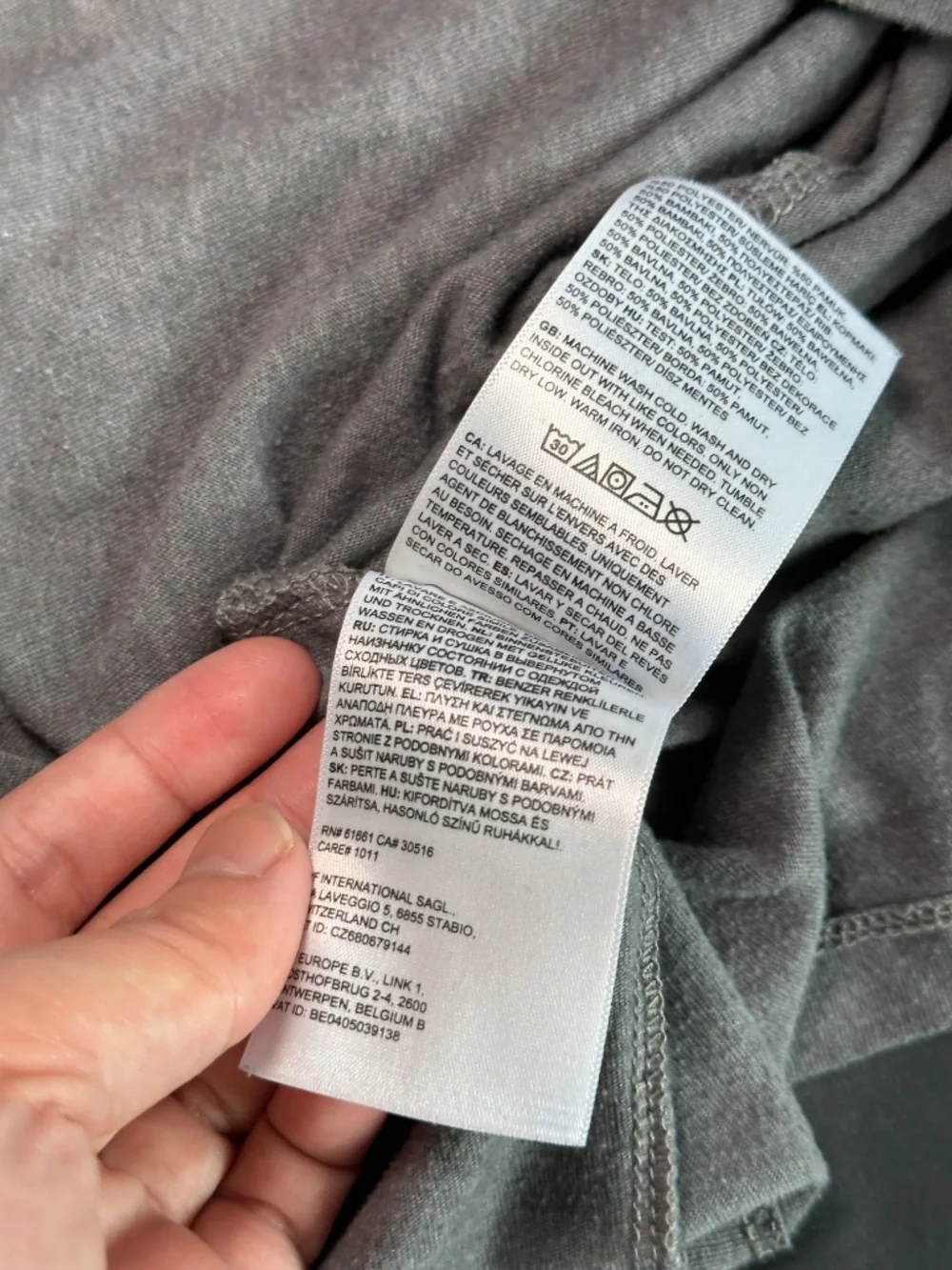The North Face gray north